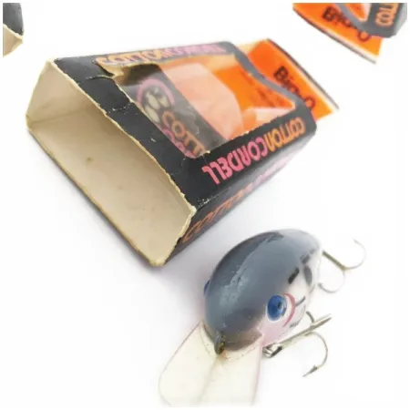 Vintage Cotton Cordell Big O, 1/2oz Blue eyes Bar Fish fishing lure #24266