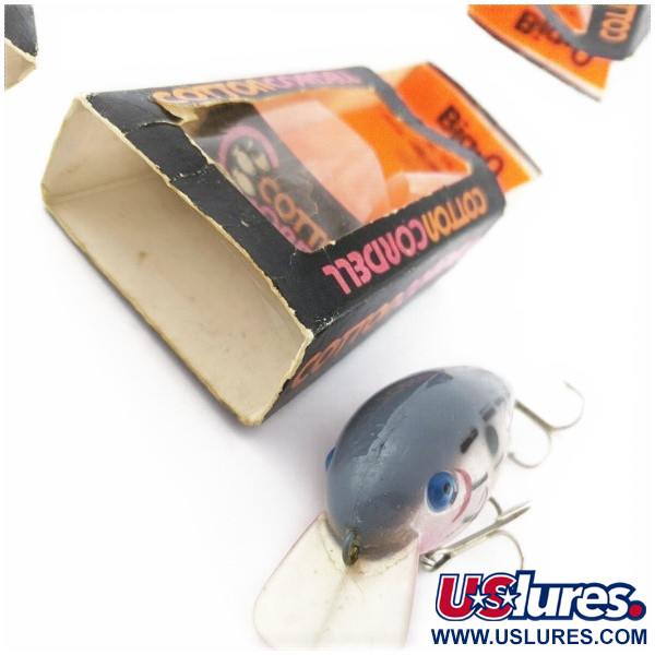 Vintage   Cotton Cordell Big O, 1/2oz Blue eyes Bar Fish fishing lure #24266