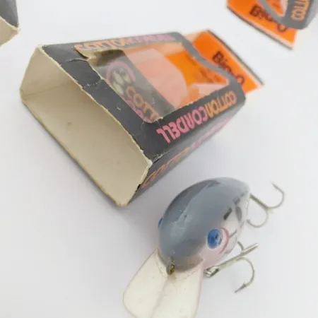 Vintage Cotton Cordell Big O, 1/2oz Blue eyes Bar Fish fishing lure #24266
