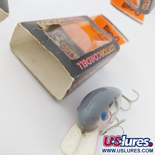 Vintage   Cotton Cordell Big O, 1/2oz Blue eyes Bar Fish fishing lure #24266