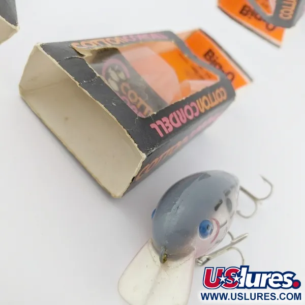 Vintage Cotton Cordell Big O, 1/2oz Blue eyes Bar Fish fishing lure #24266
