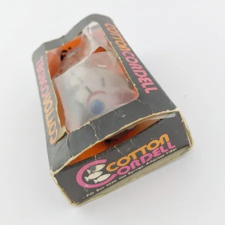 Vintage Cotton Cordell Big O, 1/2oz Blue eyes Bar Fish fishing lure #24266