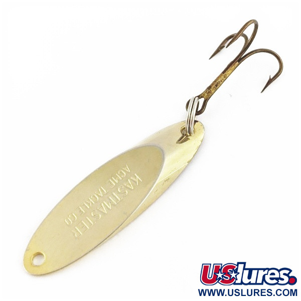 Vintage  Acme Kastmaster, 1/4oz gold fishing spoon #24268
