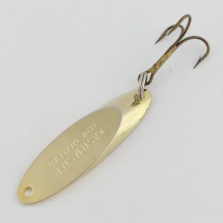 Vintage Acme Kastmaster, 1/4oz gold fishing spoon #24268