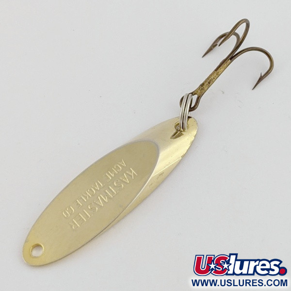 Vintage  Acme Kastmaster, 1/4oz gold fishing spoon #24268
