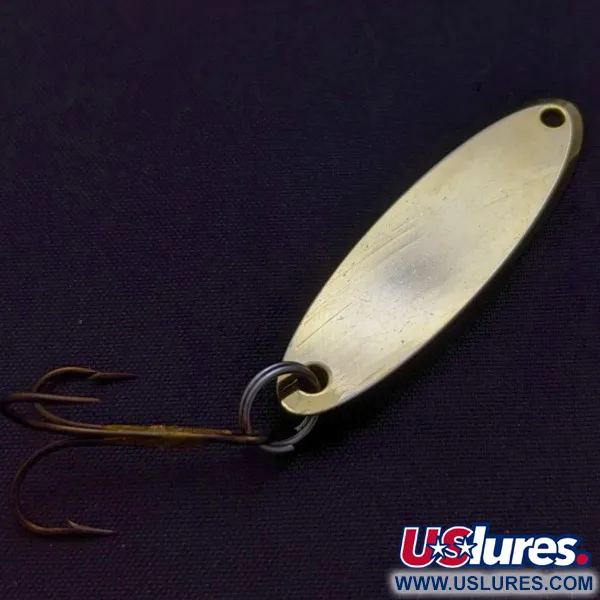 Vintage Acme Kastmaster, 1/4oz gold fishing spoon #24268