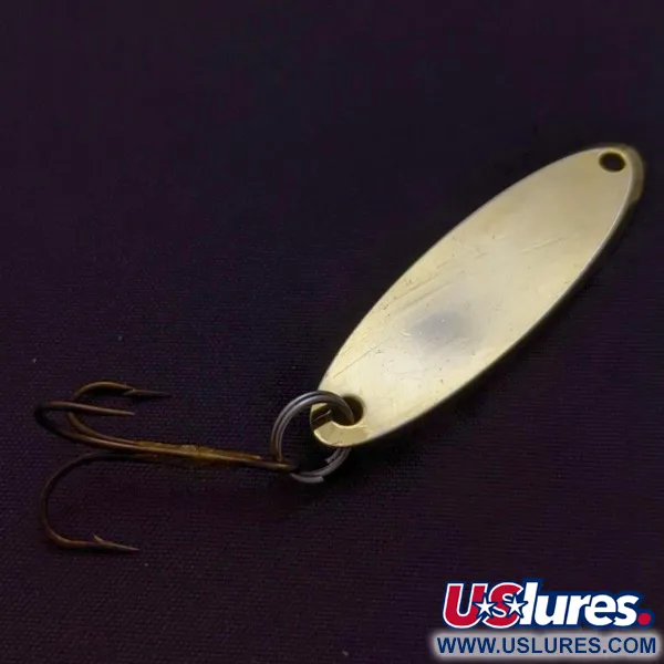 Vintage Acme Kastmaster, 1/4oz gold fishing spoon #24268
