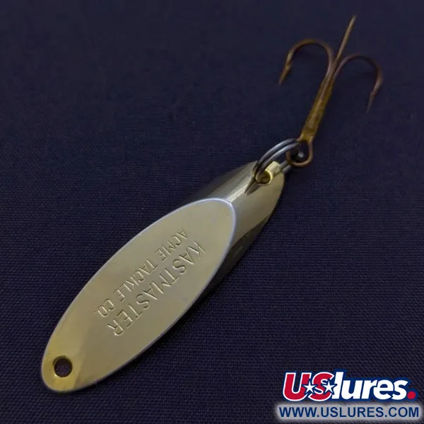 Vintage Acme Kastmaster, 1/4oz gold fishing spoon #24268