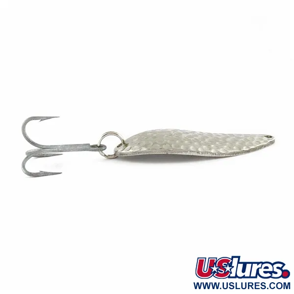 Vintage Eppinger Dardevle Devle Dog  5500 Detroit (1980 s), 3/4oz Nickel fishing spoon #24271