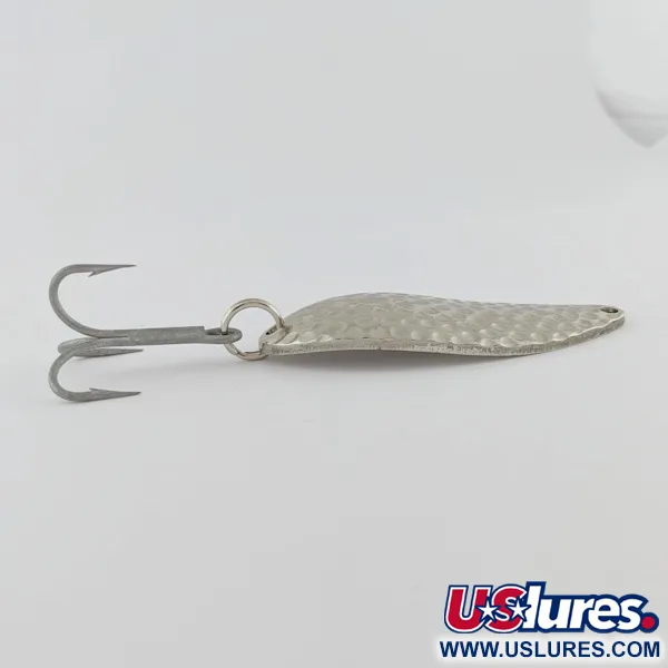 Vintage Eppinger Dardevle Devle Dog  5500 Detroit (1980 s), 3/4oz Nickel fishing spoon #24271