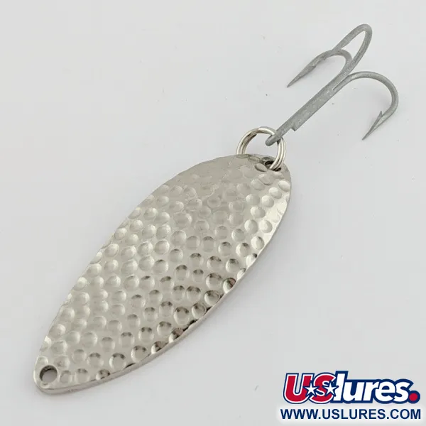 Vintage Eppinger Dardevle Devle Dog  5500 Detroit (1980 s), 3/4oz Nickel fishing spoon #24271