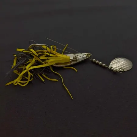 Vintage Strike King Timber Spin, 1/2oz  Nickel fishing spoon #24274