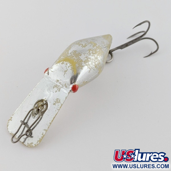 Vintage   Luhr Jensen Hot Shot 35, 1/4oz Silver/green fishing lure #24275