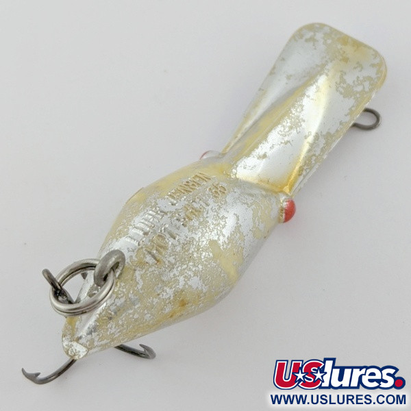 Vintage   Luhr Jensen Hot Shot 35, 1/4oz Silver/green fishing lure #24275