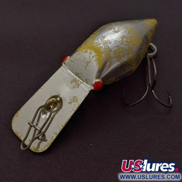 Vintage   Luhr Jensen Hot Shot 35, 1/4oz Silver/green fishing lure #24275