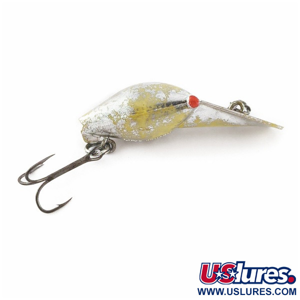 Vintage   Luhr Jensen Hot Shot 35, 1/4oz Silver/green fishing lure #24275