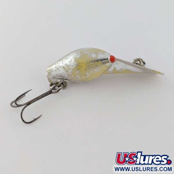Vintage   Luhr Jensen Hot Shot 35, 1/4oz Silver/green fishing lure #24275