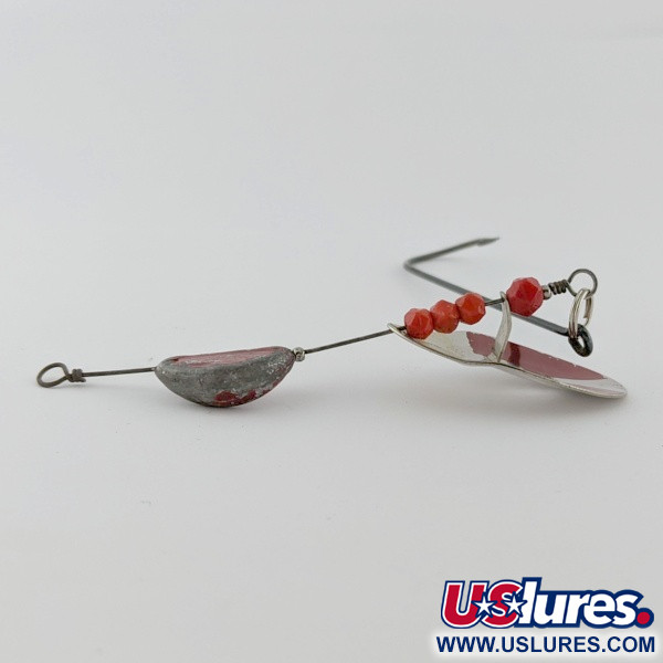 Vintage   Weller June-Bug Stripe-on, 1/2oz silver/gold spinning lure #24278