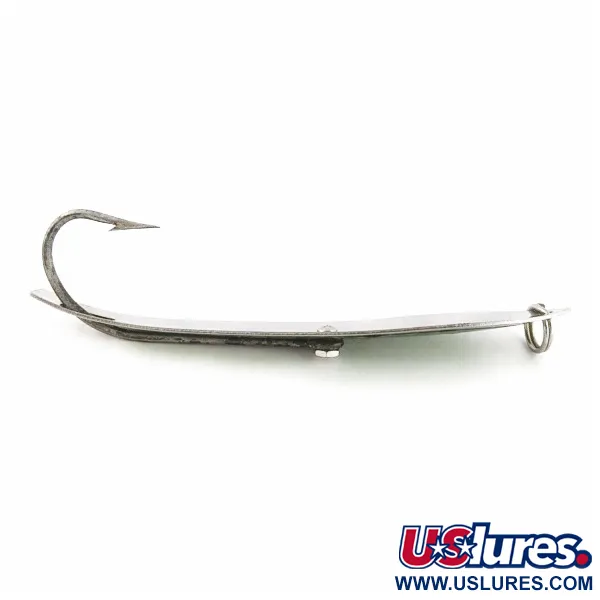 Vintage Pro King Weedless King Spoon, 1 1/4oz Nickel / Hologram fishing spoon #24280