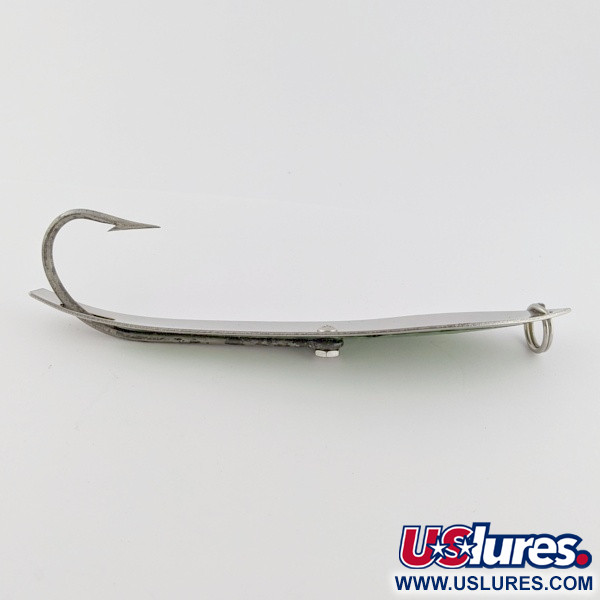 Vintage  Pro King Weedless King Spoon, 1 1/4oz Nickel / Hologram fishing spoon #24280