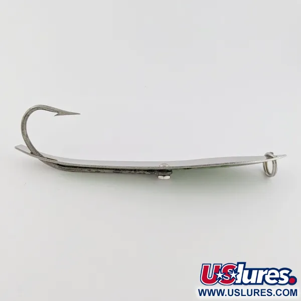 Vintage Pro King Weedless King Spoon, 1 1/4oz Nickel / Hologram fishing spoon #24280