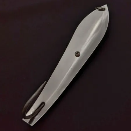 Vintage Pro King Weedless King Spoon, 1 1/4oz Nickel / Hologram fishing spoon #24280