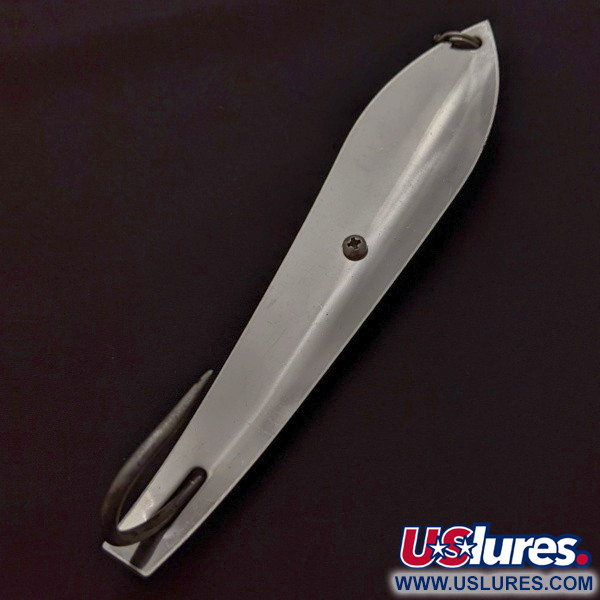 Vintage  Pro King Weedless King Spoon, 1 1/4oz Nickel / Hologram fishing spoon #24280
