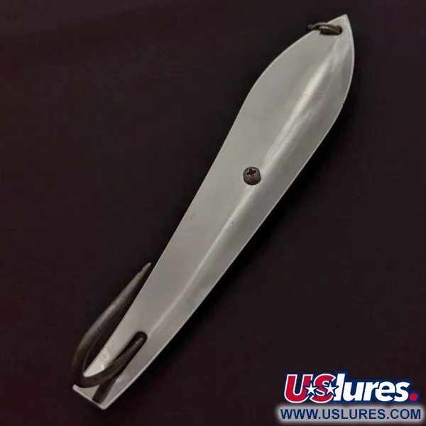 Vintage Pro King Weedless King Spoon, 1 1/4oz Nickel / Hologram fishing spoon #24280
