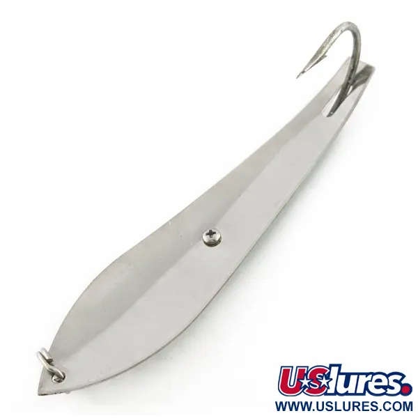 Vintage Pro King Weedless King Spoon, 1 1/4oz Nickel / Hologram fishing spoon #24280