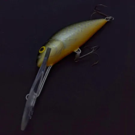Vintage Salmo Perch 8 Floating minnow, 1/3oz Shad fishing lure #24284