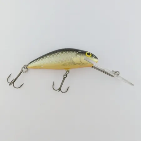 Vintage Salmo Perch 8 Floating minnow, 1/3oz Shad fishing lure #24284
