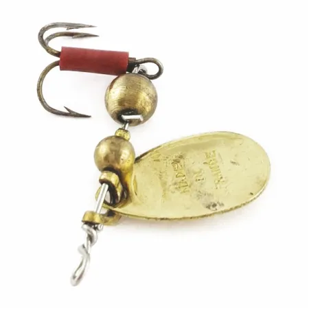 Vintage Mepps Aglia 0 (1960s), 3/32oz gold spinning lure #24289