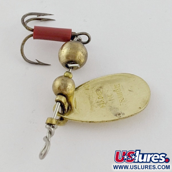 Vintage   Mepps Aglia 0 (1960s), 3/32oz gold spinning lure #24289