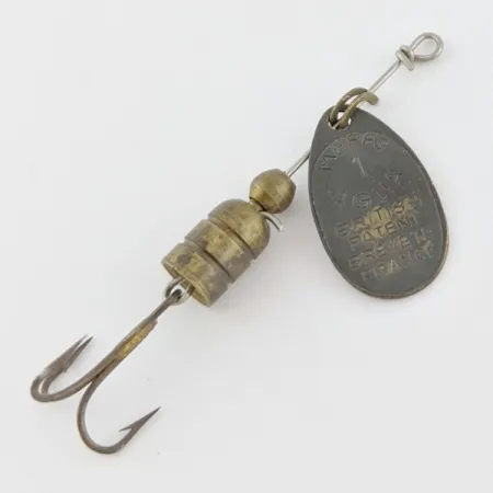 Vintage Mepps Aglia 1 (1950s), 1/8oz black spinning lure #24290