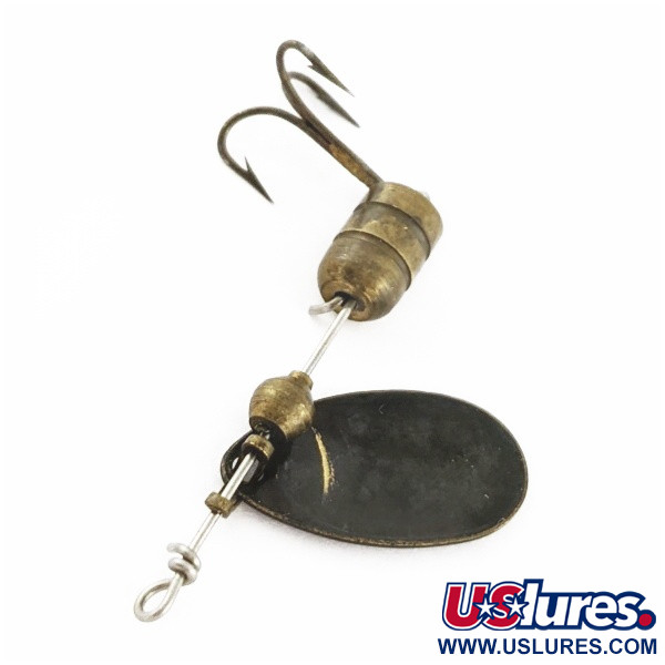 Vintage   Mepps Aglia 1 (1950s), 1/8oz black spinning lure #24290