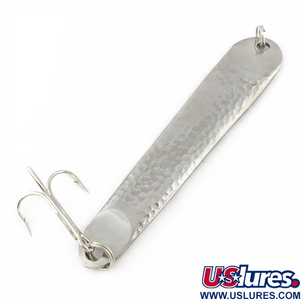 Vintage   Hopkins No=Eql 4, 2 1/2oz nickel fishing spoon #24291