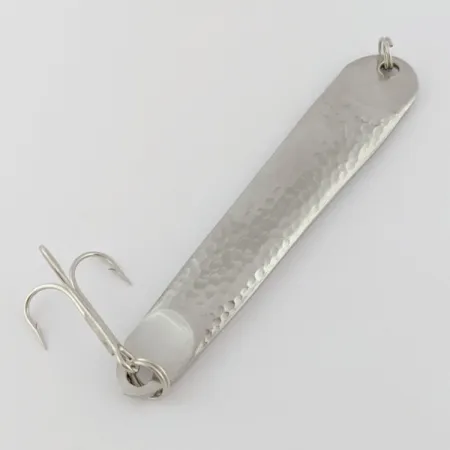 Vintage Hopkins No=Eql 4, 2 1/2oz nickel fishing spoon #24291