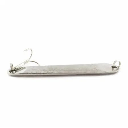 Vintage Hopkins No=Eql 4, 2 1/2oz nickel fishing spoon #24291