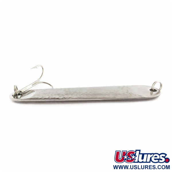 Vintage   Hopkins No=Eql 4, 2 1/2oz nickel fishing spoon #24291