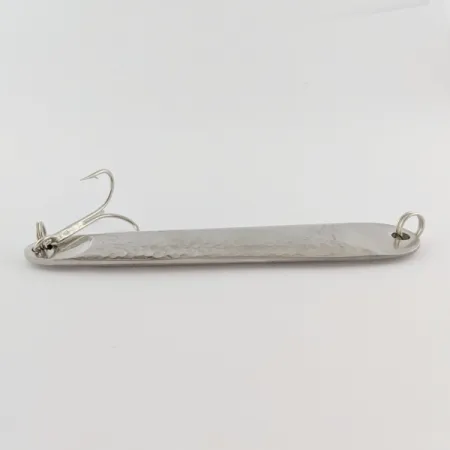 Vintage Hopkins No=Eql 4, 2 1/2oz nickel fishing spoon #24291