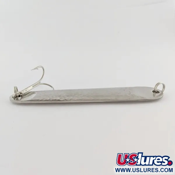 Vintage Hopkins No=Eql 4, 2 1/2oz nickel fishing spoon #24291