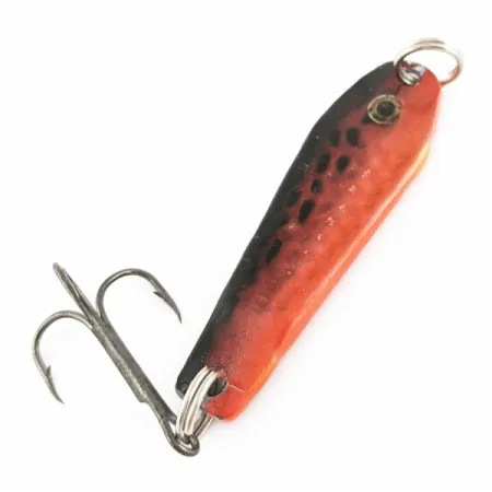 Vintage Renosky Lures Renosky bloody jig, 2/5oz red/black fishing spoon #24292