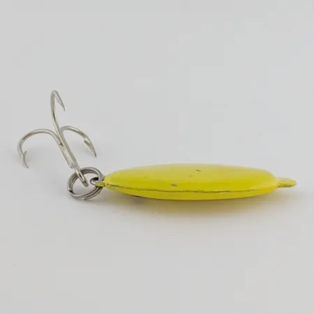 Vintage Worth Slab Jig , 2/3oz yellow fishing spoon #24294
