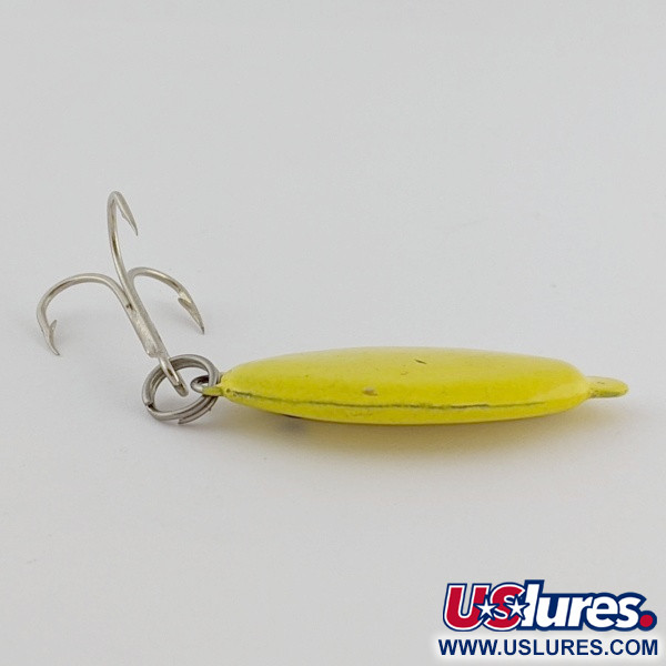 Vintage   Worth Slab Jig , 2/3oz yellow fishing spoon #24294