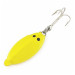 Vintage   Worth Slab Jig , 2/3oz yellow fishing spoon #24294