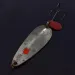 Vintage   Les Davis Hotrod, 1/2oz nickel/red fishing spoon #24306