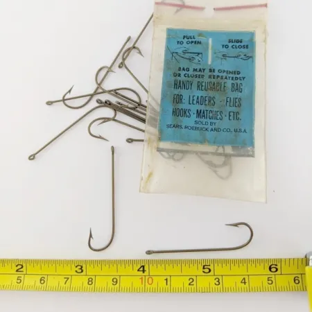 Mustad Sears Carlise hooks size 2, fishing #24308
