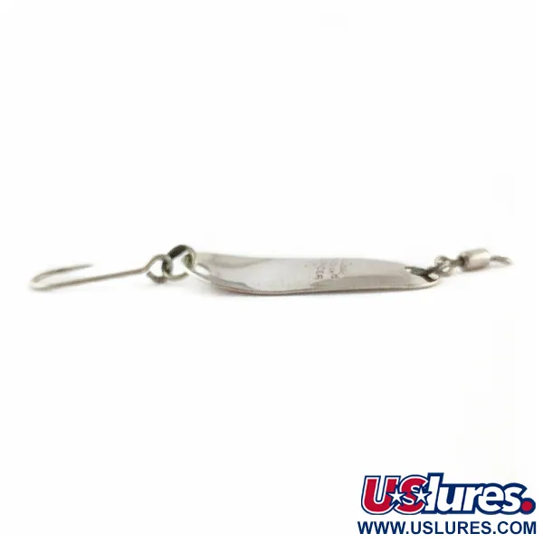 Vintage   Les Davis Canadian Wonder 1, 3/32oz nickel/gold fishing spoon #24314
