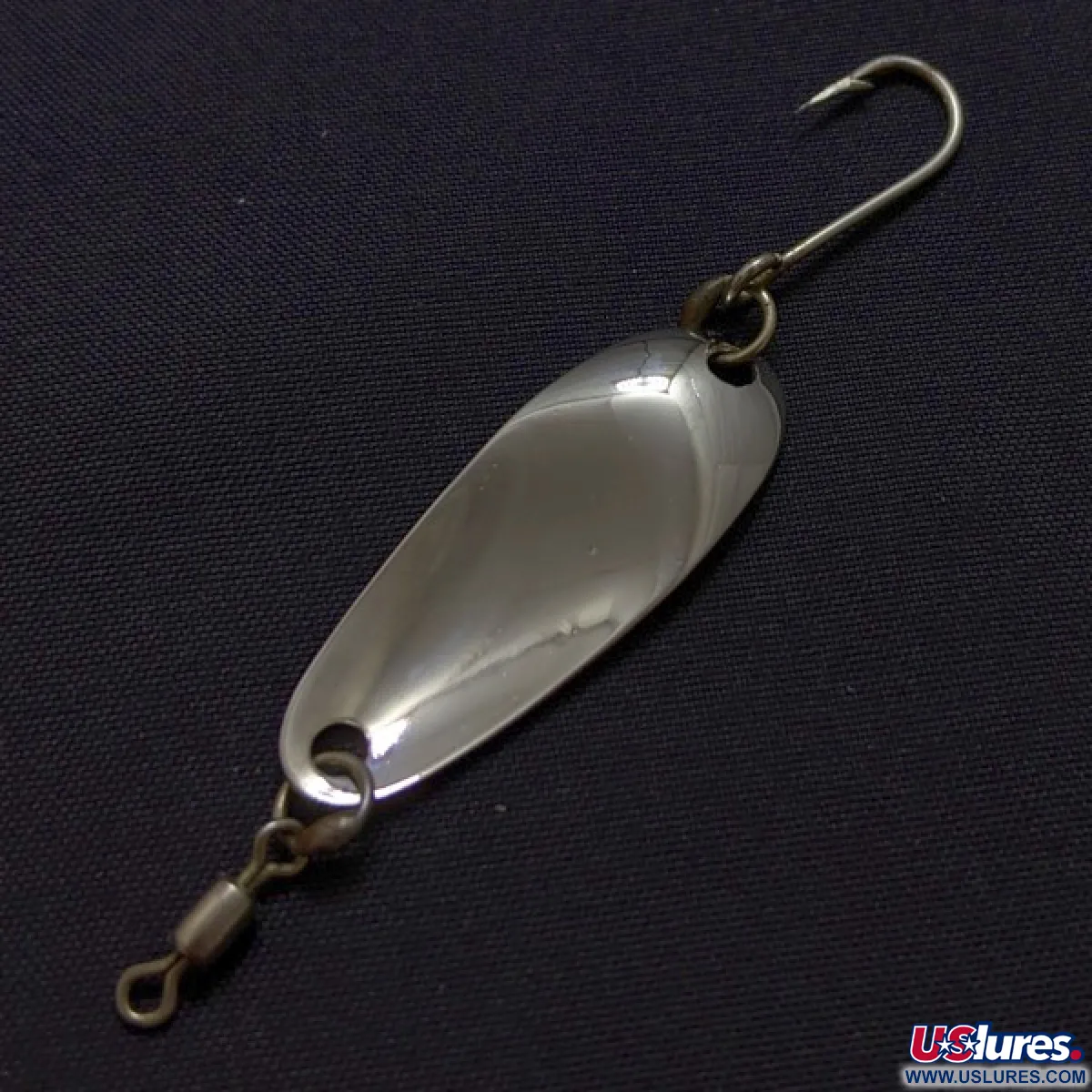 canadian wonder fishing lure Vintage Les Davis Canadian Wonder 1, 3/32oz nickel/gold fishing spoon #24314