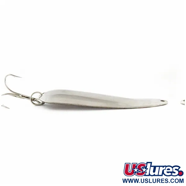 Vintage   Worth Chippewa, 3/4oz Nickel fishing spoon #24315